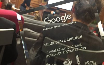 microDON gagnant du concours Google Moteur de Réussites Françaises !