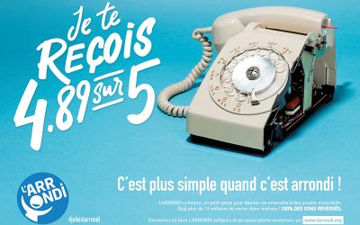Une nouvelle campagne de visibilité dédiée à L’ARRONDI solidaire en novembre