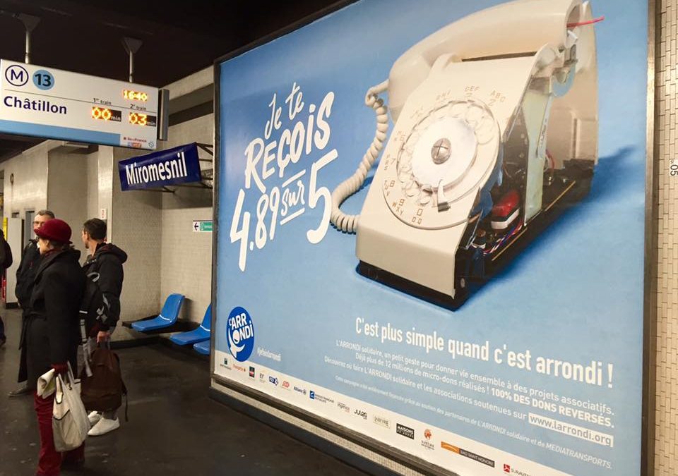 ARRONDI solidaire : un joli coup de projecteur auprès de millions de Français !