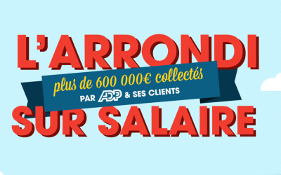 [Infographie ] Don sur salaire : plus de 600 000€ collectés par ADP et ses clients !